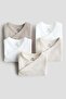 5-pack wrapover bodysuits