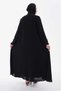 Mevlana Special Design Gold Bibed Pocket Zippered Crepe Ferace 44-46 Size Boy 1.48 cm - 8