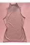 Women's Turtleneck Zero Sleeve Modal Cotton Fabric 4-Piece White, Powder, Blue, Black Body - Undershirt - 2