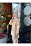 Women's Sleeve Tunnel Linen Double Suit - 3