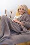 Rebecca Knitwear Knitted Soft Bedspread, Seat Cover - 7