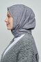 Cotton Shawl Flower Pattern - Smoked - 3