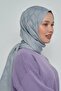 Jacquard Cotton Shawl Mosaic Pattern - Gray - 2