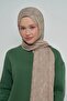Ed - Jacquard Cotton Shawl Mosaic Pattern - Mink - 2