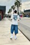 Better Days Printed Ecru Oversize T-Shirt - 2