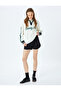 Women's Denim&Canvas Shorts 5Sal40034Ik Black