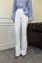 Brand Model Flared Jeans- WHITE