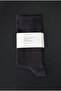 Flat Rubber Knitted Socks Anthracite - 2