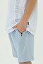 Crew Neck Boy's Print Detailed T-Shirt and Shorts Double Set - 6