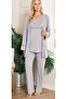Feyza Cotton Dressing Gown 3 Piece Maternity Maternity Pajama Set