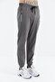 Dark Gray Lace-up Pocket Detailed Comfortable Fit Men's Tracksuit Bottom - 84995 - 4