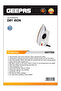 1200W Automatic Dry Iron - 60 Micron Teflon Sole Plated, Big fabric guide & Pilot Indicator-GDI7729 - 3