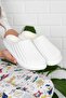 Modafrato Flora Closed Fur-Lined Unisex House Slippers Winter Slippers Waterproof