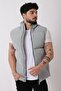 Stand Collar Iron Zipper Nova Vest Vks_60325