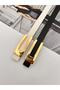 2 Pcs Desng Gold Buckle Women's Belt Trouser Belt Dress Belt Shirt Belt Coat Belt - 3