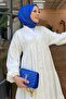Flower Embossed Patterned Dress White 1000 - 2