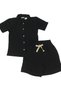 Boy's Buttoned Shirt New Season Summer 2-Piece Shorts Set - 4
