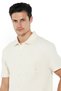 Men's Beige Button-Up Shirt for Smart Casual Style – Cotton Classic Breathable Wear All-Day Fit - 5