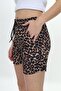 Leopard Patterned Pocket Shorts - 2