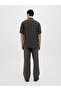 Men's Black Striped Short Sleeve Shirt 12269088 - 6