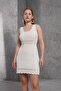 Trend Openwork Thick Strap Stone Dress
