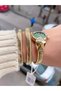 Steel Cord Stone Detail Snake Model Women's Wristwatch with 2 Years Warranty 3 Atm Waterproof - 7
