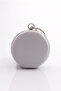 Women's Evening Dress Clutch Bag - Silver Satin Model 36103152 - 3
