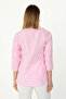 Pink Ivy Sleeve Folded Linen Shirt - 5