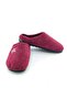 Women's Winter Fitted Claret Red Color Snowflake Patterned Cleaner, House and Dower Slippers - 2