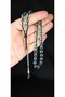 Turquoise-transparent Colored Vernier Airplane Mosque Rosary - Beyzi Cut T-354 - 3