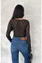 Crop Bluz with Lace Detail - 5