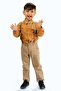 قميص بلون واحد، طقم للأولاد مع حزام وربطة عنق وبنطلون SB302 HARDAL - 2
