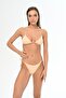 Aquaviva Women's Powder Pink Maria Triangle Side Strappy Bikini Set