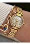 Brand Full Steel (case, band) Luxury Mesh Strap Yellow VIP 5 Atm Wristwatch - 5