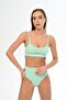 Aquaviva Women's Mint Adjustable Strap Theodora Low-Cut Bikini Set - 3