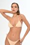 Aquaviva Women's Powder Pink Maria Triangle Side Strappy Bikini Set - 2