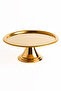Gold Round Standing Stylish Cake, Pastry, Cookies and Dessert Serving Presentation Stand - 6