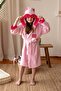 Hooded Children's Bathrobe 100% Cotton Water Absorbent Animal Figured - 7