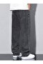 Men's Baggy Fit Acid Wash Jeans - 5