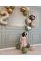 15 Money Balloon Heart, Mint Brown and Beige Cream Birthday Concept Products - 2