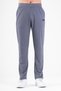 Regular Men's Straight Leg Navy Blue Melange Sweatpants