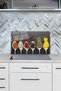 Spicy Glass Stove Back Protector, Heat Resistant, Countertop Built-In and Kitchen Protection - 3