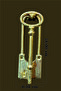 PİRİNÇ ANAHTAR MODEL KAPI TAK TAK - 3