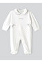 Baby Girl White Glittering Coverall