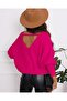v neck triko blouse - 2