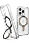 UAG Plyo XTE [MagSafe compatible] for iPhone 16 PRO case Kickstand - Clear Titanium