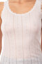 Özkan 23493 Women's Transfer Ribbed Flexible Soft Thick Strap Tank Top - 5