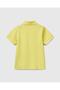 Boy's Yellow Logo Pique Polo T-Shirt - 2