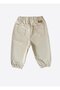 Organic Gabardine Baby Pants Beige - 5