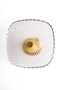2-Piece Gold Footed Square Glass Serving Bowl, Wrapping, Stuffing, Salad, Fruit, and Cake Stand, Dowry Bowl - 7